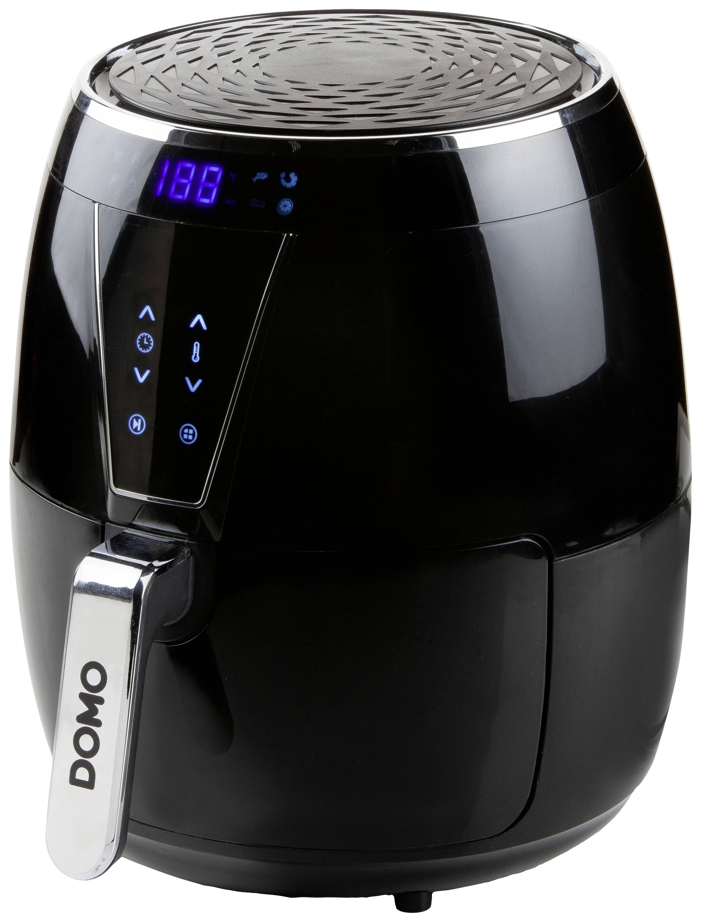 Acquista DOMO XL 4L Friggitrice ad aria calda 1500 W Protezione da  surriscaldamento, Custodia Cool-Touch, con display Nero da Conrad