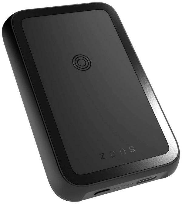 ZENS ZEPP01M/00 batteria portatile 4000 mAh Carica wireless Nero (Zens Powerbank Series Magnetic Single)