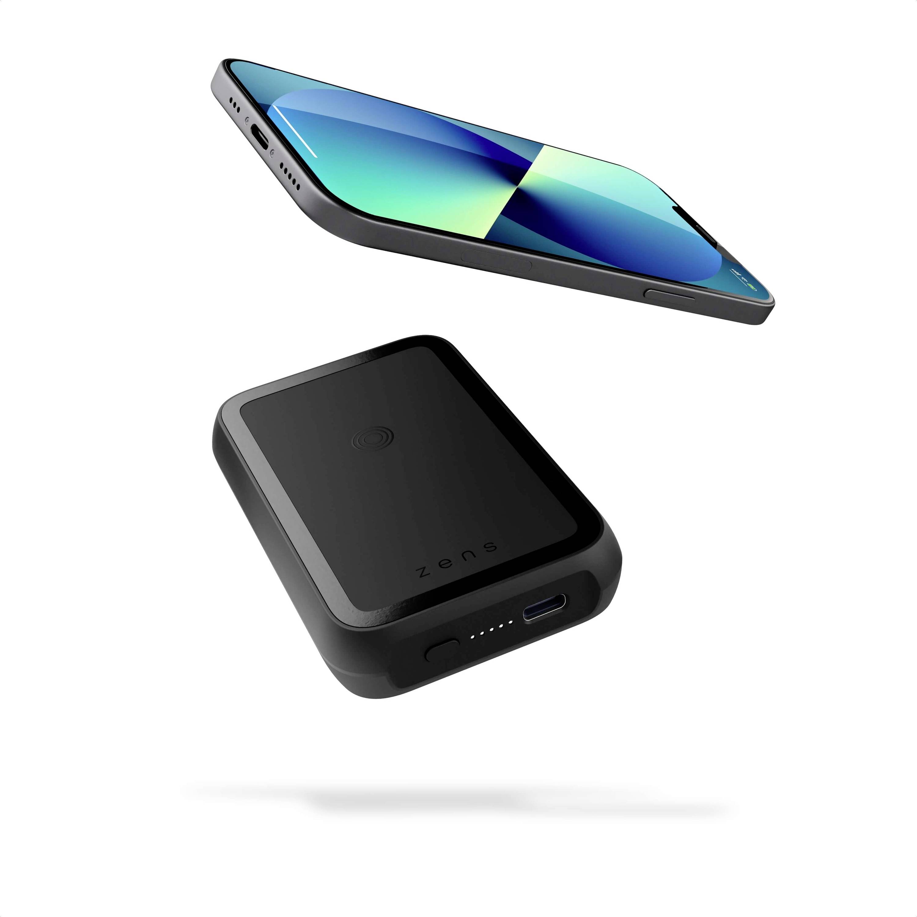 ZENS Caricatore a induzione Magnetic Single Wireless Battery Pack ZEPP02M/00 4000 mAh Nero-2