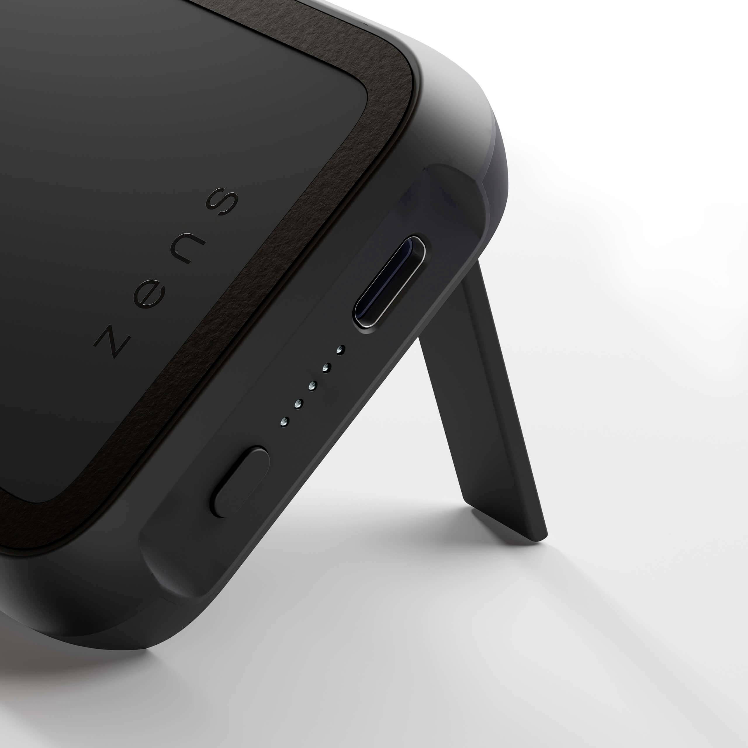ZENS Caricatore a induzione 7.5 W Magnetic Single Wireless Battery Pack ZEPP04M/00 10000 mAh Uscite Collegamento magneti-1