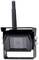 Telecamera di sicurezza wireless con antenna, montabile, con custodia nera. Ideale per la sorveglianza in ambienti interni ed esterni.
