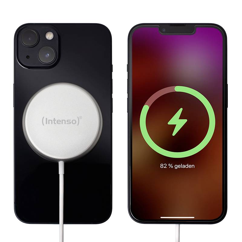 Intenso Magnetic Wireless Charger MW1 weiß (7410712)-4