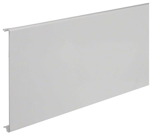 Pannello metallico bianco, rettangolare e piatto, probabilmente parte di una soluzione di rivestimento o sistema costruttivo.