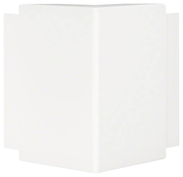 Lampada da parete bianca, moderna, con elementi rettangolari sovrapposti che trasmettono uno stile semplice e minimale.