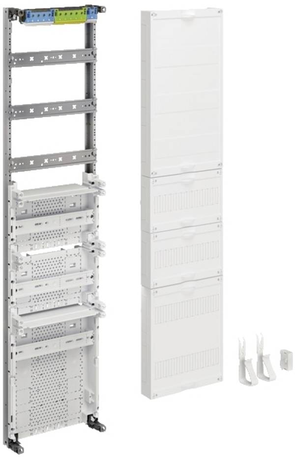 Hager ZU37VT3APZ2 Hager ZU37VT3APZ2 campo di distribuzione universale da 1050 mm a 3 file, 1 campo m.RfZ e .APZ in basso Scatola di distribuzione 1 pz.