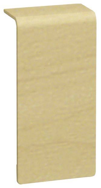 Componente in legno a forma di L, liscia e semplice, probabilmente destinata a essere parte di un mobile o elemento decorativo.