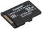 Scheda di memoria microSD Kingston Industrial da 32GB con dettagli tecnici come V30 A1 e SDHC.