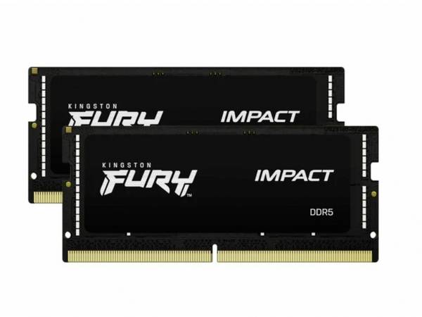 Kingston FURY Impact Kit memoria Laptop DDR5 64 GB 2 x 32 GB Non-ECC 5600 MHz 262pin SO-DIMM CL40 KF556S40IBK2-64