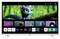 Un televisore mostra un rettile colorato su un ramo. L'interfaccia sottostante visualizza app come Netflix, Prime Video e YouTube.