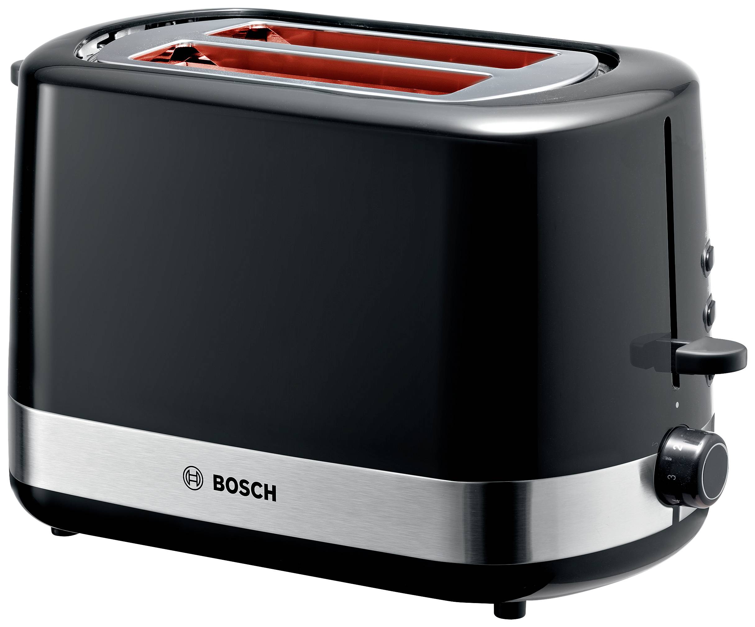 Acquista Bosch Haushalt TAT6A513 Tostapane Con griglia scaldabriosche Nero,  acciaio inox da Conrad