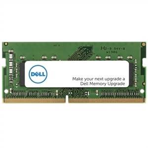 Modulo RAM Dell con scritta 'Effettua il tuo prossimo upgrade con un aggiornamento di memoria Dell'. Contiene contatti dorati in basso e circuito stampato verde.