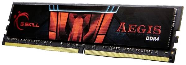 G.Skill AEGIS - DDR4 - 4 GB - DIMM 288-PIN - 2133 MHz / PC4-17000 - CL15 - 12 V - senza buffer - non ECC (F4-2133C15S-4G