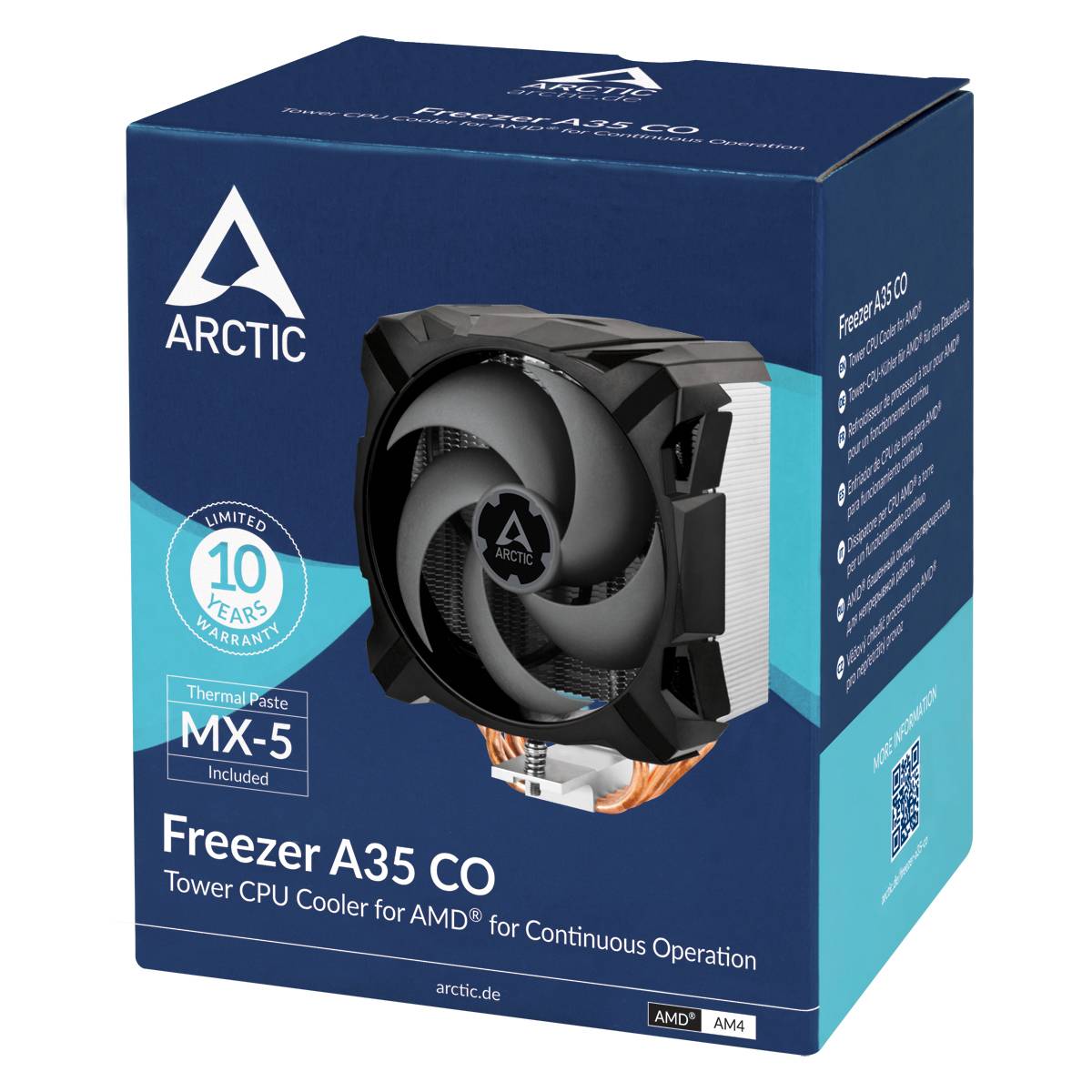 ARCTIC Freezer A35 CO Processore Refrigeratore 11,3 cm Alluminio, Nero 1 pz-8