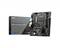 In foto è mostrata la scheda madre MSI PRO H610M-B DDR4 accanto alla sua confezione. L'immagine mostra i connettori e il design della scheda madre.