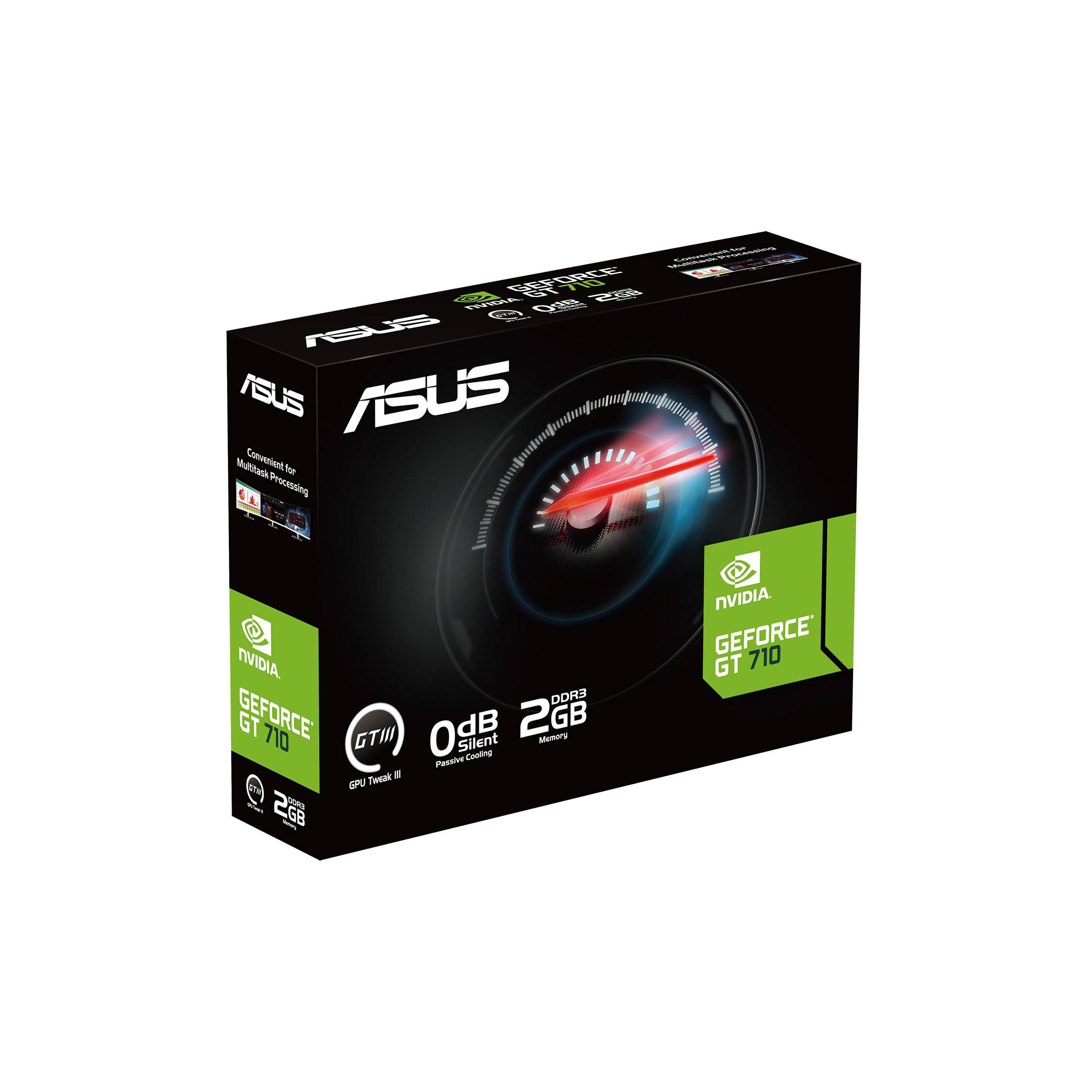 Asustek Computer Scheda grafica GT710 2 GB PCIe 2.0 x2-4