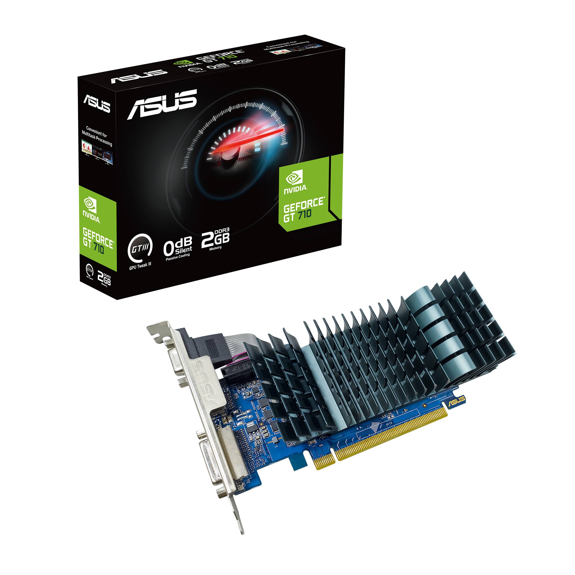 Asustek Computer Scheda grafica GT710 2 GB PCIe 2.0 x2-5