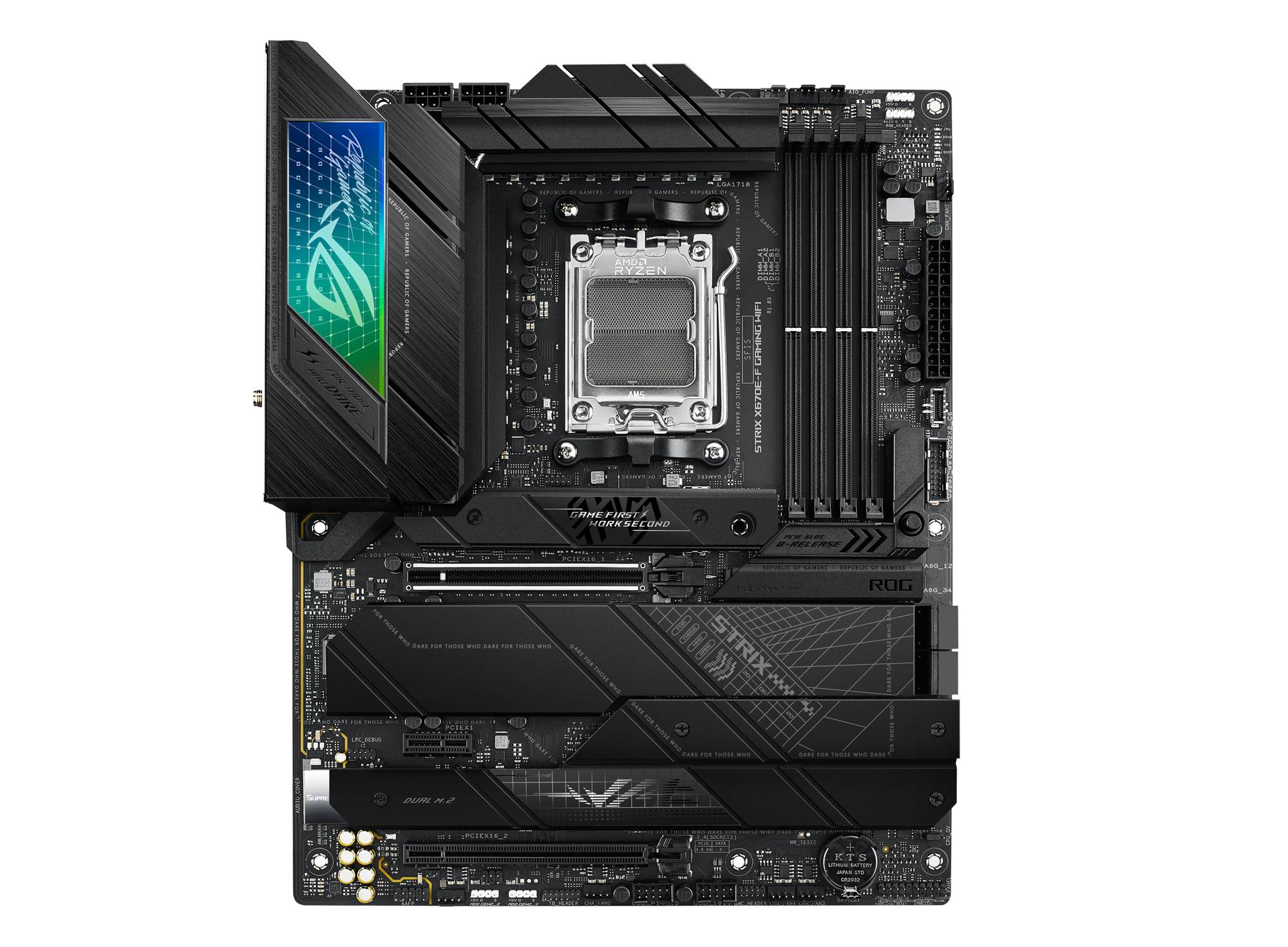 ASUS ROG STRIX X670E-F GAMING WIFI AMD X670 Presa di corrente AM5 ATX-1
