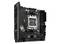 Scheda madre con design nero, diversi connettori e un socket per CPU, adatta per componenti informatici ad alte prestazioni.
