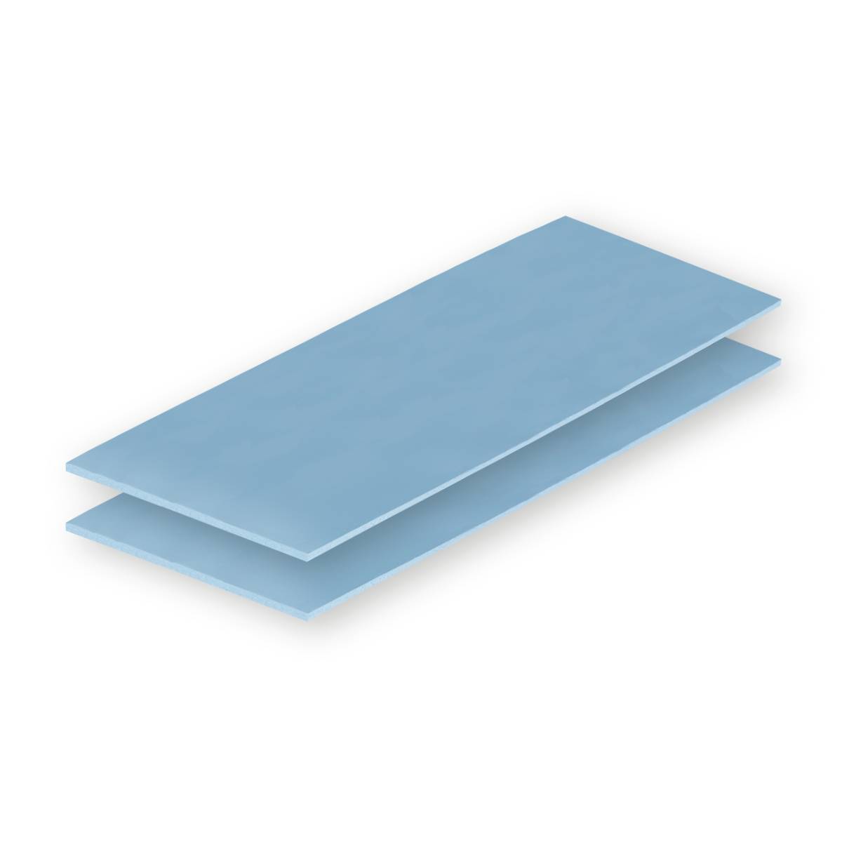 Un laptop blu, rettangolare, con forme ondulate e una tastiera che sembra fluttuare sopra lo schermo.