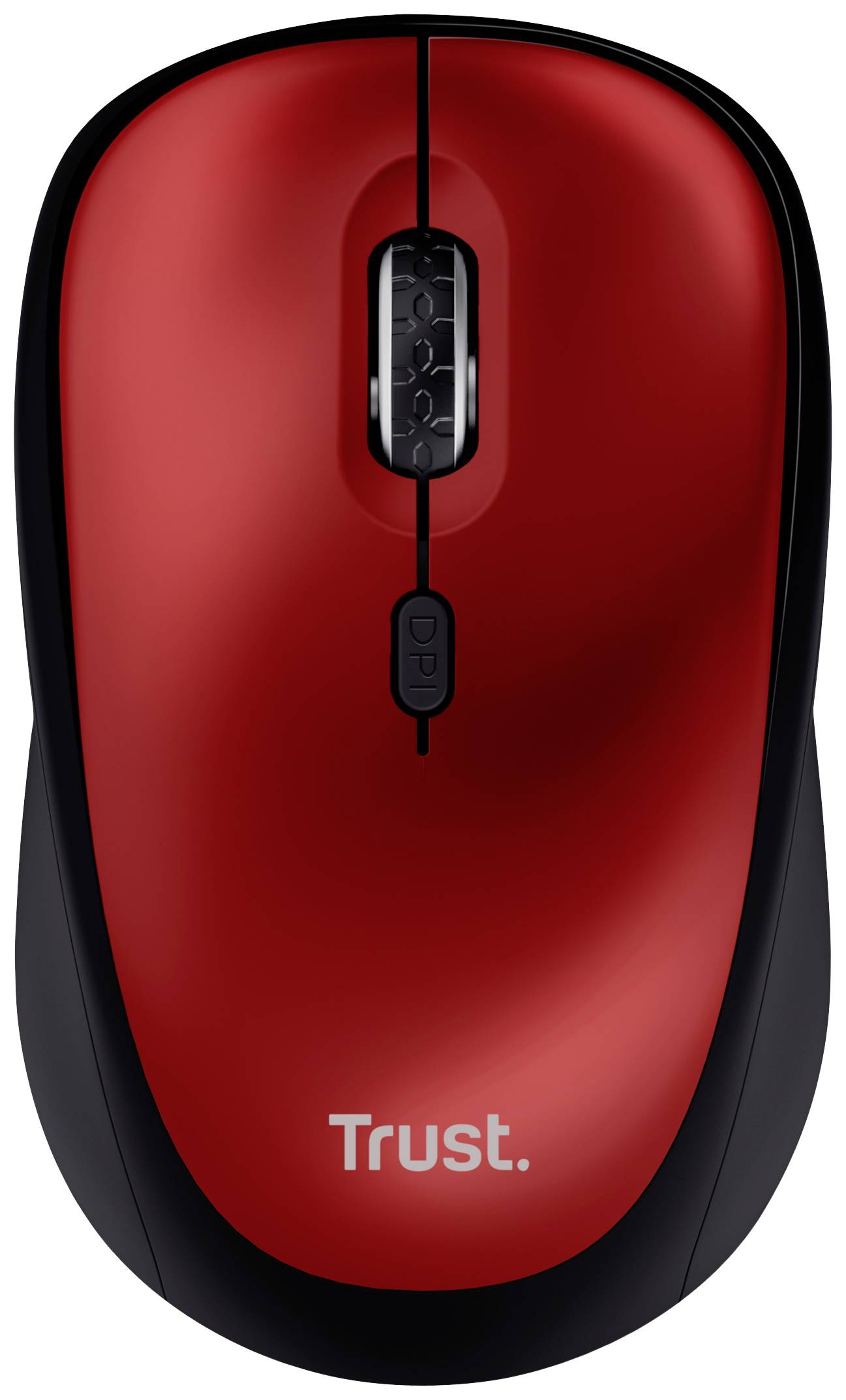 TRUST MOUSE YVI WIRELESS, ECO, ROSSO-1