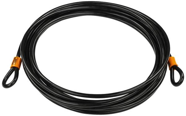 Burg Wächter 750 1000 Cavo ad anello  Nero  Occhielli per lucchetto