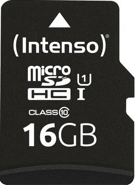Intenso 16GB microSDHC Performance Scheda microSD  16 GB Class 10 UHS-I impermeabile