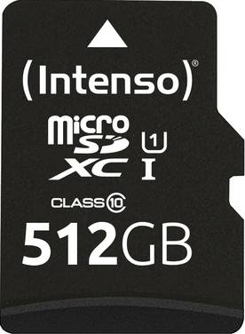Intenso 512GB microSDXC Performance Scheda microSD  512 GB Class 10 UHS-I impermeabile