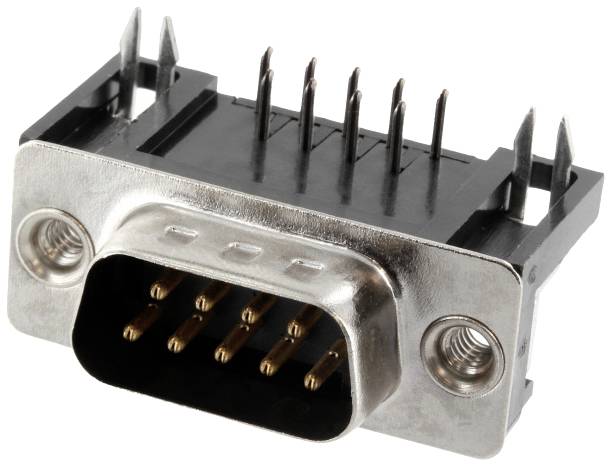 Connfly DS1037-01-09MNBKT7 DS1037-01-09MNBKT7 Connettore maschio SUB-D Numero Poli (num): 9 Pin a saldare 1 pz. Tray