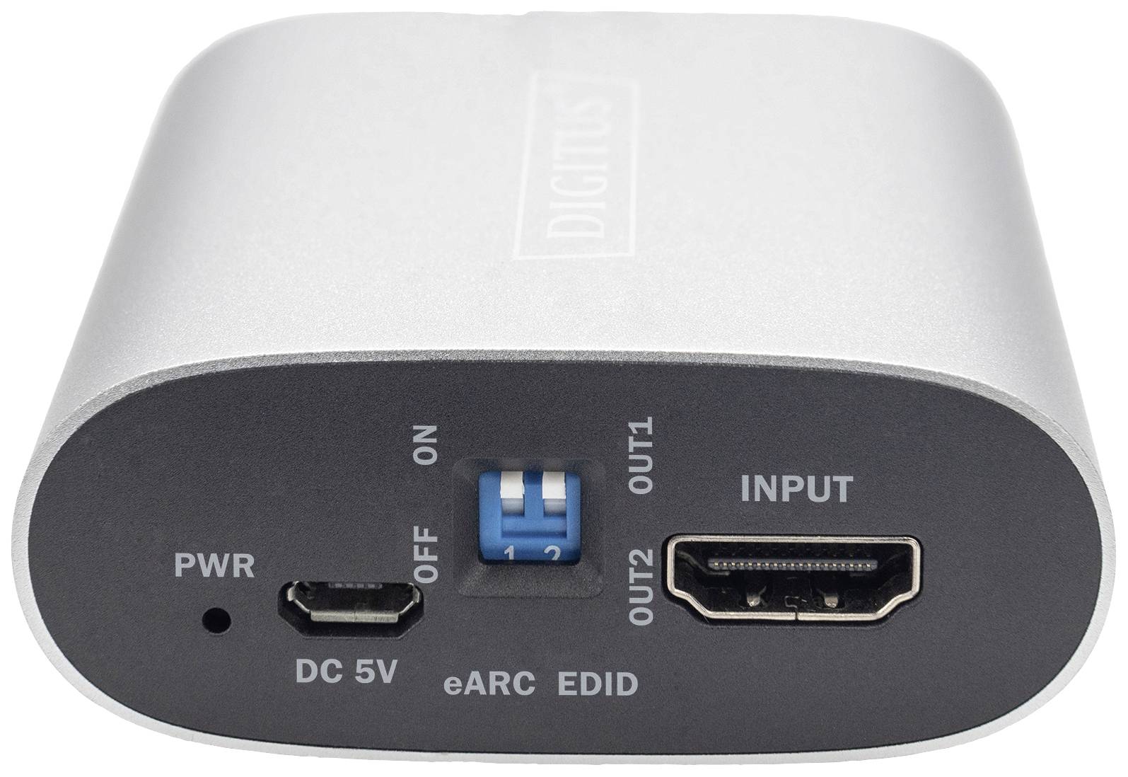 Digitus DS-45337 HDMI Adattatore Argento, Nero (eARC)-2