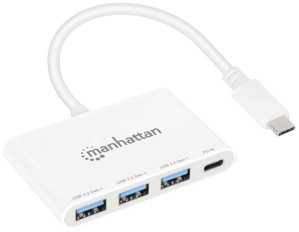 Hub USB 3.2 Gen 1 con 3 porte USB-A e 1 porta USB-C™ Power Delivery