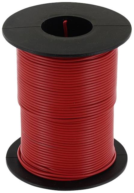 Rullo con filo rosso, posizionato verticalmente.