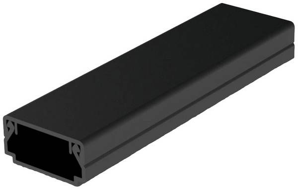 KOPOS LHD 20X10_FD Canalina passacavi Canale per installazioni elettriche (L x L x A) 2000 x 20 x 10 mm 2 m Nero