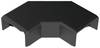 KOPOS 8923_FB Canalina passacavi Angolo piatto (L x A) 20 mm x 10 mm 1 pz. Nero