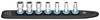 Hazet 850-SR/7 850-SR/7 Striscia di connessione 1/4 pollici Impronta (cacciavite) 1/4" (6.3 mm) 245 mm 1 pz.