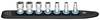 Hazet 850A-SR/7 850A-SR/7 Striscia di connessione 1/4 pollici Impronta (cacciavite) 1/4" (6.3 mm) 245 mm 1 pz.