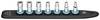 Hazet 850E-SR/7 850E-SR/7 Striscia di connessione 6.3 mm 1/4 pollici Impronta (cacciavite) 1/4" (6.3 mm) 245 mm 1 pz.