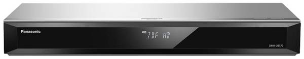 Panasonic DMR-UBS70EGS Masterizzatore Blu-ray UHD 4K Ultra HD, 4K Upscaling, Ultra HD Upscaling, HD DVB-S Tuner, Lettore CD, WLAN, USB Recording, Audio ad alta risoluzione, con Display Grigio
