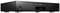 Un lettore Blu-ray Panasonic nero con vano CD, interruttore di accensione/spegnimento e display digitale sul lato frontale.