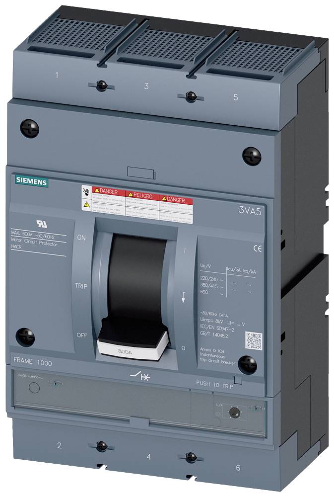 Siemens 3VA5560-0MH36-0AA0 Interruttore 1 pz.