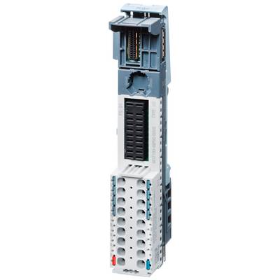 Un dispositivo di automazione modulare con più punti di connessione e attacchi a innesto, utilizzato per il controllo in applicazioni industriali.