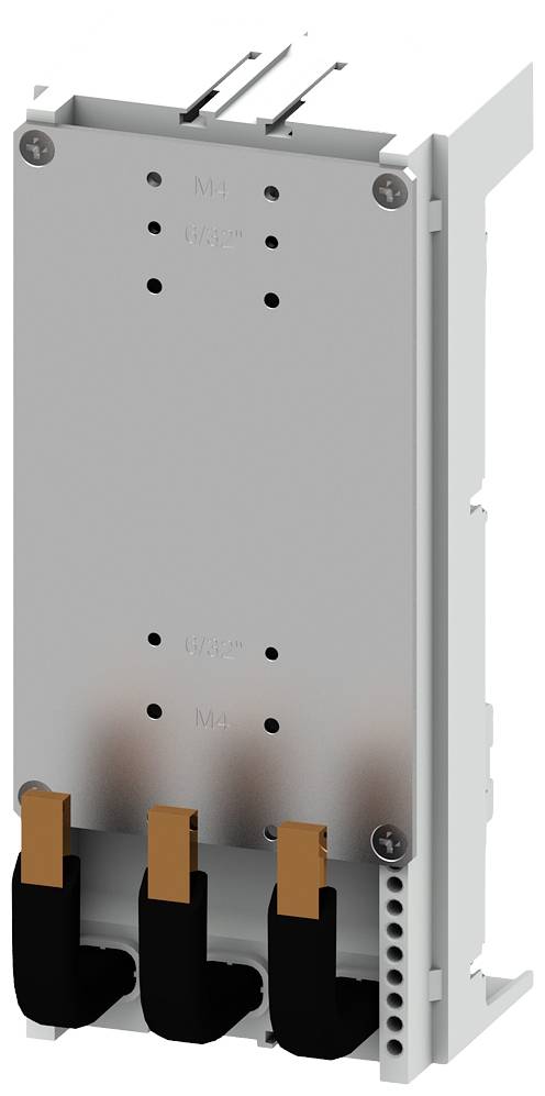 Siemens 8US12154SS00 Adattatore per apparecchi, a 3 poli, 125 a, senza viti di fissaggio per 3VA51, 3VA10, 3VA11 Adattatore 1 pz.