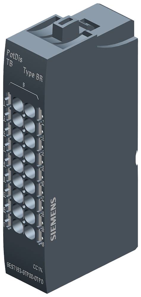 Modulo elettrico Siemens tipo BR con più punti di connessione.