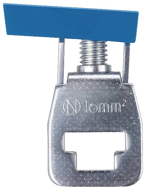 Siemens 8WH91260BA01 Morsetto di collegamento, sezione: Fino a 16 mm2, larghezza: 10,3 mm, colore: blu Morsetto di collegamento 50 pz.