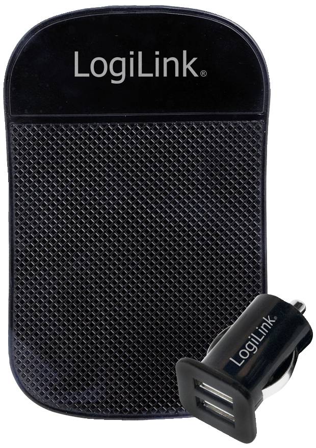 LogiLink PA0118 Caricatore USB 10.5 W Porta di carica USB Nero Automobile
