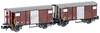 N Kit di 2 vagoni merci coperti K2 delle FFS Hobbytrain H24202