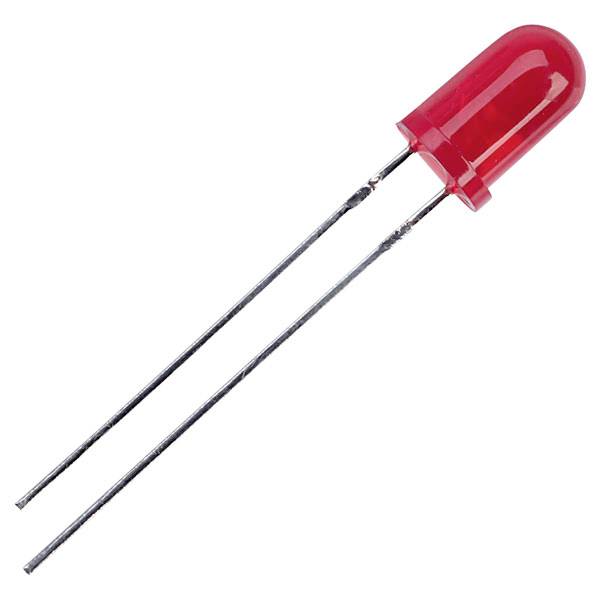 Kingbright Diodo LED Rosso Rotondo 5 mm 1800 mcd 30 ° 30 mA 2.1 V