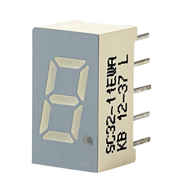 Kingbright Display a 7 segmenti Rosso 2 V SC32-11EWA