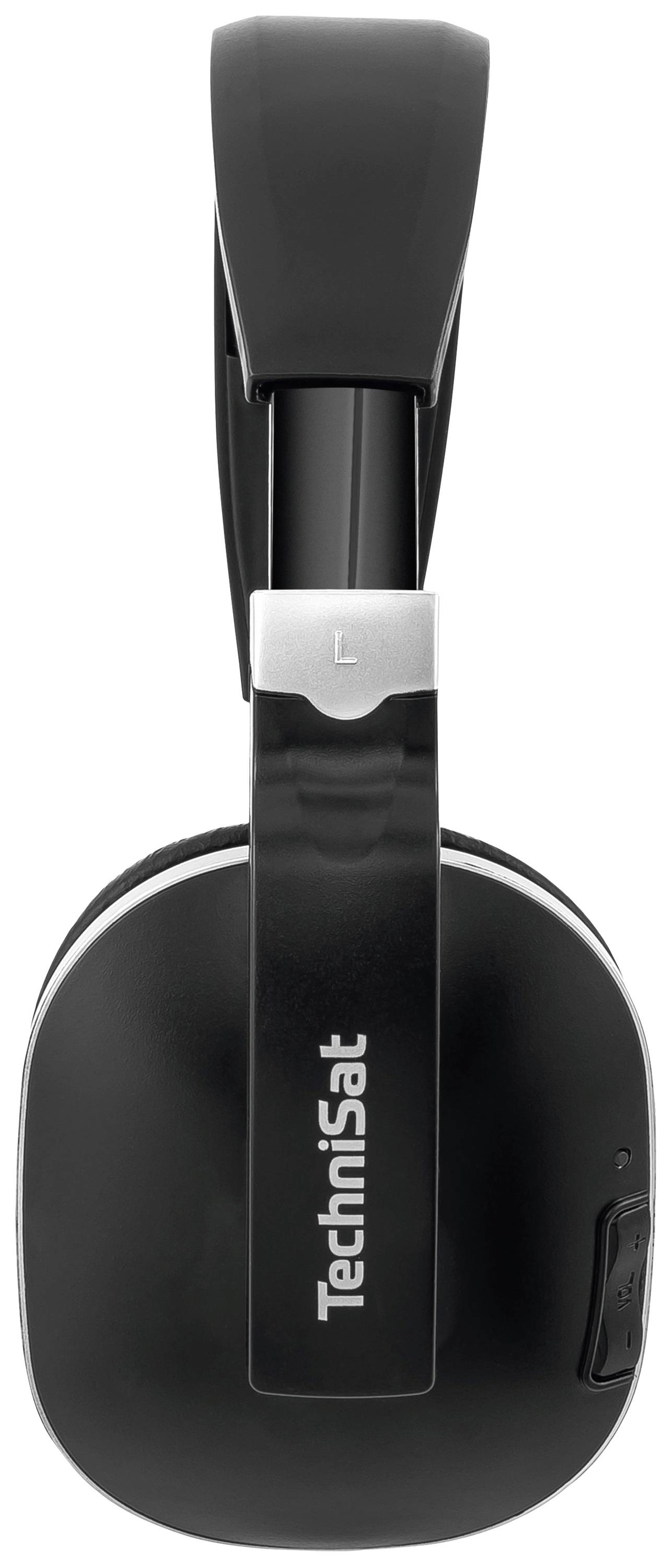Cuffie over-ear nere con la scritta 'TechniSat' sul lato esterno del padiglione auricolare.
