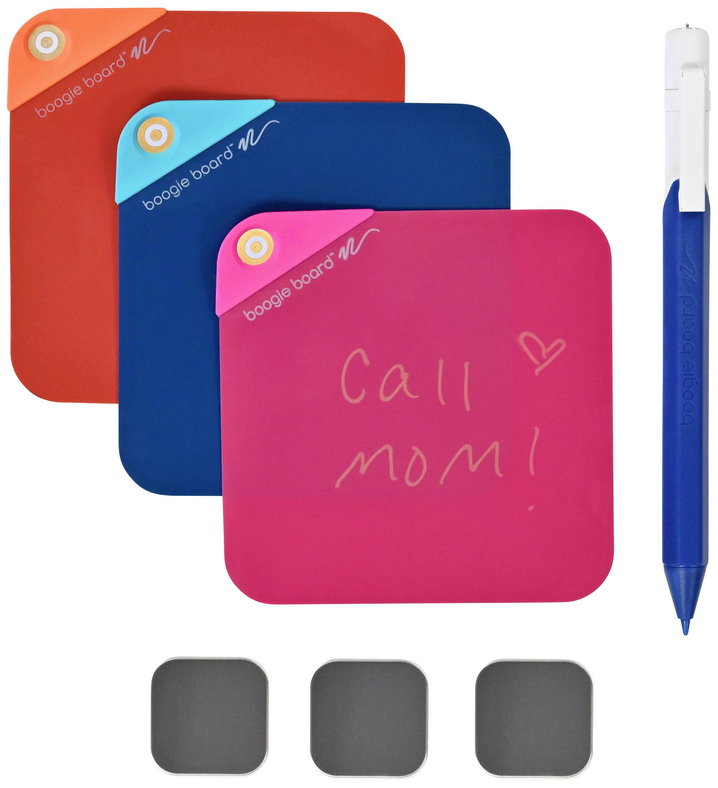 Boogie Board VersaNotes™ Starter Pack Fogli di note digitali Blu, Rosso, Arancione