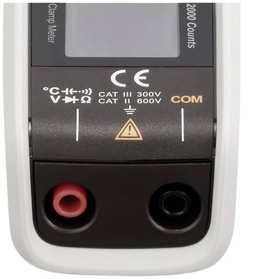 VOLTCRAFT VC-533: Pinza Amperometrica Digitale True RMS CAT III 600V – 6000 Conteggi, Con Termometro E Luce LED